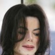 Michael Jackson arrives at the Santa Barbara County courthouse.