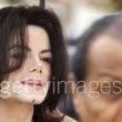 Michael Jackson arrives at the Santa Barbara County courthouse.