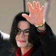 Michael Jackson arrives at the Santa Barbara County courthouse.
