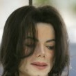Michael Jackson arrives at the Santa Barbara County courthouse.