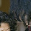 Michael Jackson arrives at the Santa Barbara County courthouse.