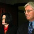 Michael Jackson arrives at the Santa Barbara County courthouse.
