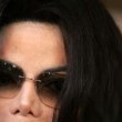 Michael Jackson arrives at the Santa Barbara County courthouse.