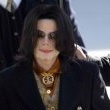 Michael Jackson arrives at the Santa Barbara County courthouse.