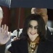 Michael Jackson arrives at the Santa Barbara County courthouse.