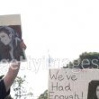 Michael Jackson arrives at the Santa Barbara County courthouse.