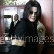 Michael Jackson arrives at the Santa Barbara County courthouse.