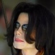 Michael Jackson arrives at the Santa Barbara County courthouse.