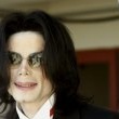 Michael Jackson arrives at the Santa Barbara County courthouse.
