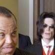 Michael Jackson arrives at the Santa Barbara County courthouse.