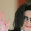 Michael Jackson arrives at the Santa Barbara County courthouse.