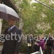 Michael Jackson arrives at the Santa Barbara County courthouse.