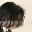 Michael Jackson arrives at the Santa Barbara County courthouse.