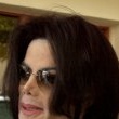 Michael Jackson arrives at the Santa Barbara County courthouse.