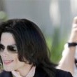Michael Jackson arrives at the Santa Barbara County courthouse.