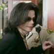 Michael Jackson arrives at the Santa Barbara County courthouse.