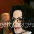Michael Jackson arrives at the Santa Barbara County courthouse.