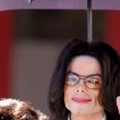 Michael Jackson arrives at the Santa Barbara County courthouse.