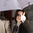 Michael Jackson arrives at the Santa Barbara County courthouse.