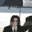 Michael Jackson arrives at the Santa Barbara County courthouse.