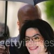 Michael Jackson arrives at the Santa Barbara County courthouse.