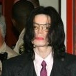 Michael Jackson arrives at the Santa Barbara County courthouse.