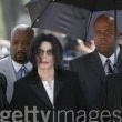 Michael Jackson arrives at the Santa Barbara County courthouse.