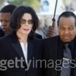 Michael Jackson arrives at the Santa Barbara County courthouse.