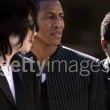 Michael Jackson arrives at the Santa Barbara County courthouse.