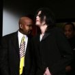 Michael Jackson arrives at the Santa Barbara County courthouse.