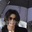 Michael Jackson arrives at the Santa Barbara County courthouse.