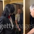 Michael Jackson arrives at the Santa Barbara County courthouse. Jury Selection.