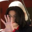 Michael Jackson arrives at the Santa Barbara County courthouse. Jury Selection.