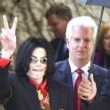 Michael Jackson arrives at the Santa Barbara County courthouse. Jury Selection.