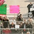 Michael Jackson arrives at the Santa Barbara County courthouse. Jury Selection.