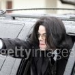 Michael Jackson arrives at the Santa Barbara County courthouse. Jury Selection.