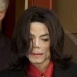 Michael Jackson arrives at the Santa Barbara County courthouse. Jury Selection.