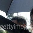Michael Jackson arrives at the Santa Barbara County courthouse. Jury Selection.