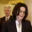 Michael Jackson arrives at the Santa Barbara County courthouse. Jury Selection.