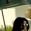 Michael Jackson arrives at the Santa Barbara County courthouse. Jury Selection.
