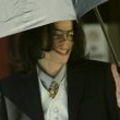 Michael Jackson arrives at the Santa Barbara County courthouse. Jury Selection.