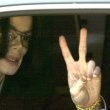 Michael Jackson arrives at the Santa Barbara County courthouse. Jury Selection.