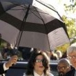 Michael Jackson arrives at the Santa Barbara County courthouse. Jury Selection.