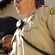 Michael Jackson arrives at the Santa Barbara County courthouse. Jury Selection.