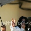 Michael Jackson arrives at the Santa Barbara County courthouse. Jury Selection.