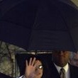 Michael Jackson arrives at the Santa Barbara County courthouse. Jury Selection.