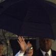 Michael Jackson arrives at the Santa Barbara County courthouse. Jury Selection.