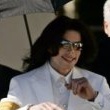 Michael Jackson arrives at the Santa Barbara County courthouse. Jury Selection.