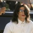 Michael Jackson arrives at the Santa Barbara County courthouse. Jury Selection.