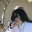 Michael Jackson arrives at the Santa Barbara County courthouse. Jury Selection.